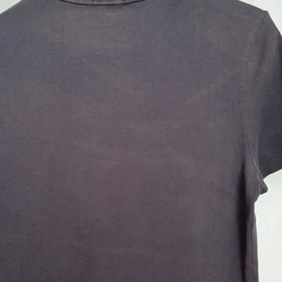 Burberry Men's small petite black crewneck short sleeve shirt Black logo - Picture 4 of 10